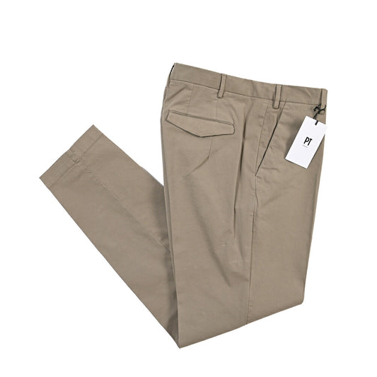 PT TORINO “MASTER FIT” ストレッチコットン ノータックパンツ