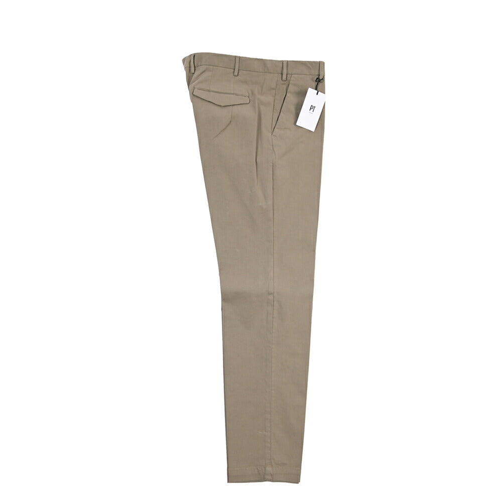 PT TORINO “MASTER FIT” ストレッチコットン ノータックパンツ