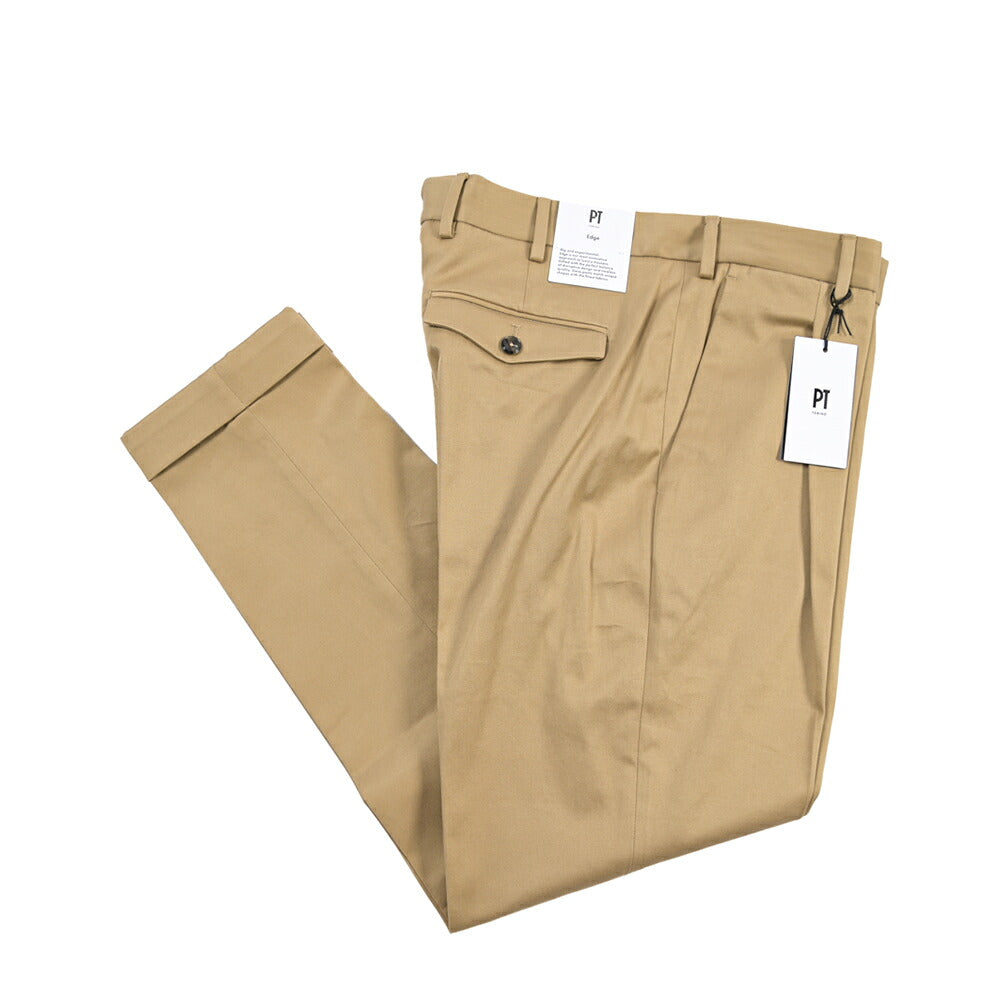PT TORINO Edge “REBEL FIT” ストレッチコットン ワンタックパンツ