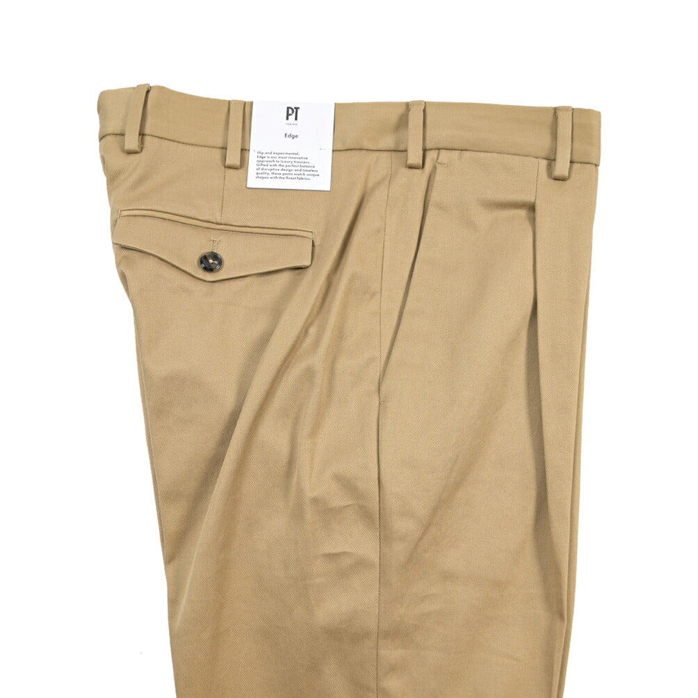PT TORINO Edge “REBEL FIT” ストレッチコットン ワンタックパンツ