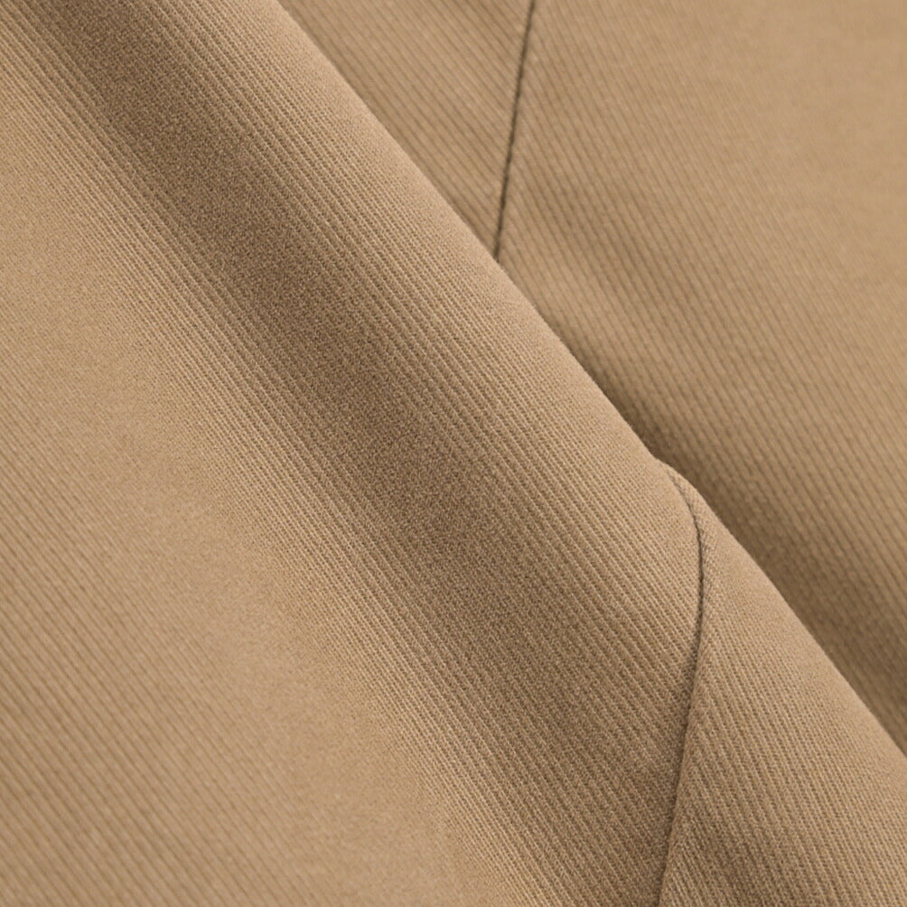 PT TORINO “SLIM FIT” モダール混コットン ノータックパンツ