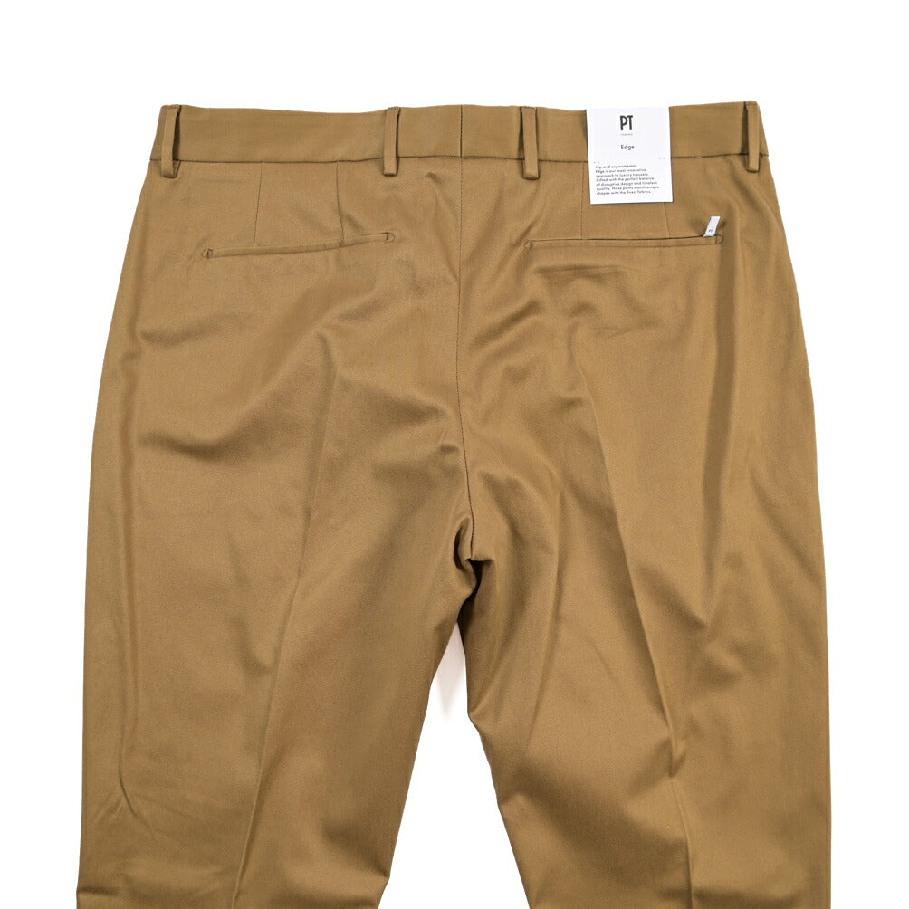 PT TORINO Edge “UNDICI” ストレッチコットン ワンタックパンツ