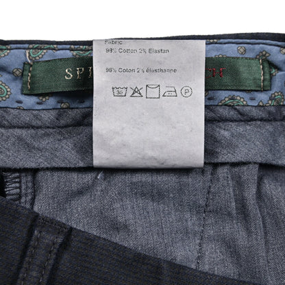 BERWICH “SC SLIM-GD” ストレッチコットン ノータックチノパンツ