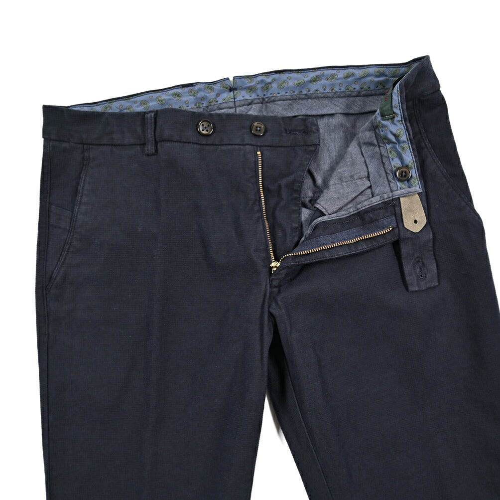 BERWICH “SC SLIM-GD” ストレッチコットン ノータックチノパンツ