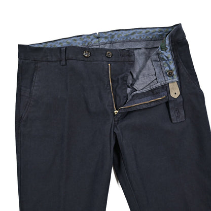 BERWICH “SC SLIM-GD” ストレッチコットン ノータックチノパンツ