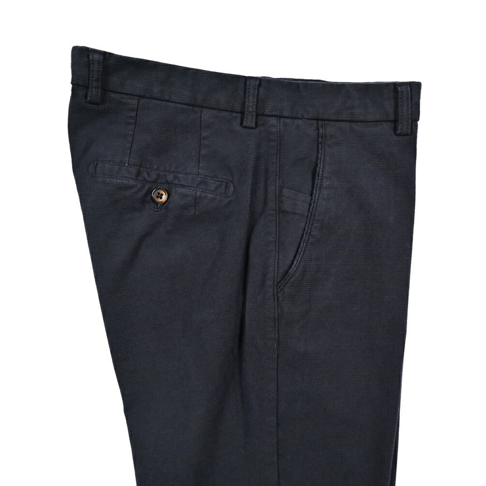 BERWICH “SC SLIM-GD” ストレッチコットン ノータックチノパンツ