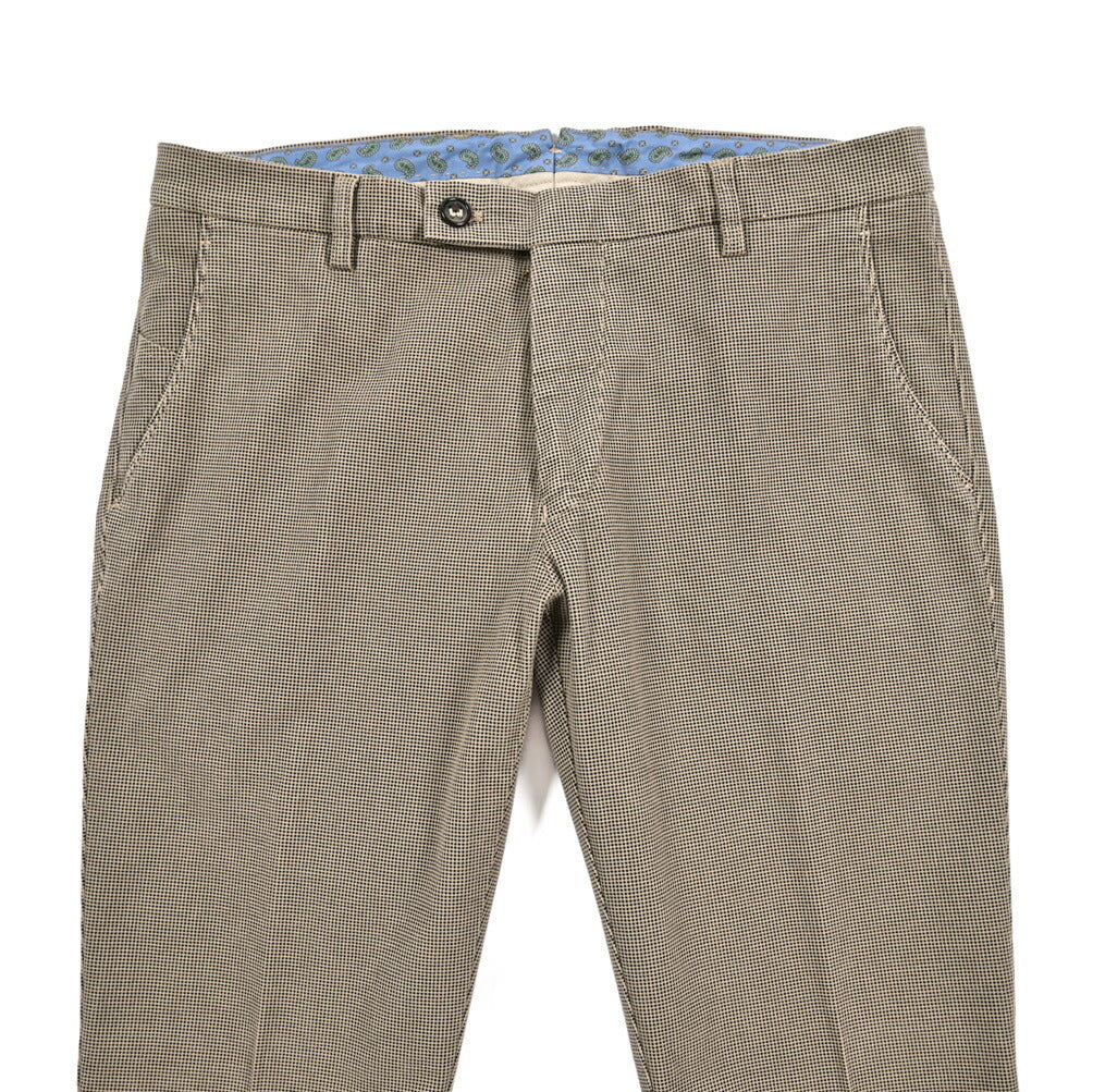 BERWICH “SC SLIM-GD” ストレッチコットン ノータックチノパンツ