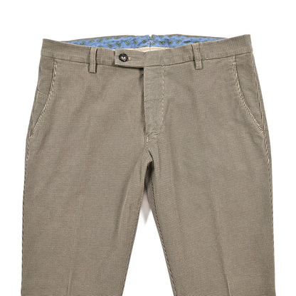BERWICH “SC SLIM-GD” ストレッチコットン ノータックチノパンツ