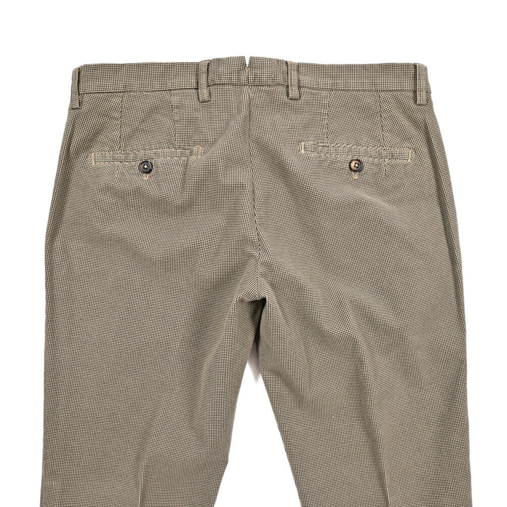 BERWICH “SC SLIM-GD” ストレッチコットン ノータックチノパンツ