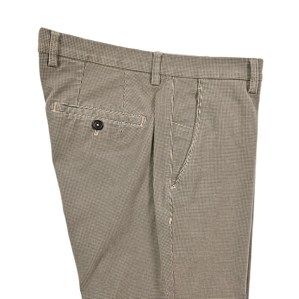 BERWICH “SC SLIM-GD” ストレッチコットン ノータックチノパンツ