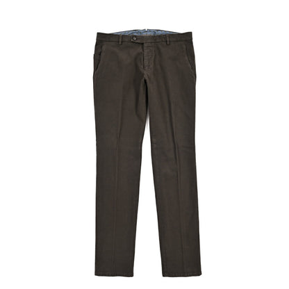 BERWICH “SC SLIM-GD” ストレッチコットン ノータックチノパンツ