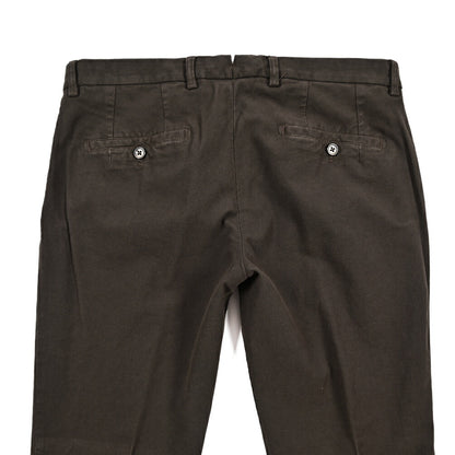 BERWICH “SC SLIM-GD” ストレッチコットン ノータックチノパンツ