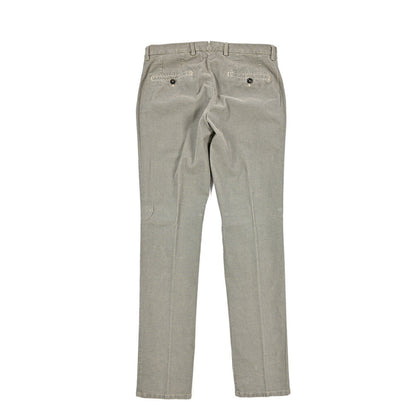 BERWICH “SC SLIM-GD” ストレッチコットン ノータックチノパンツ