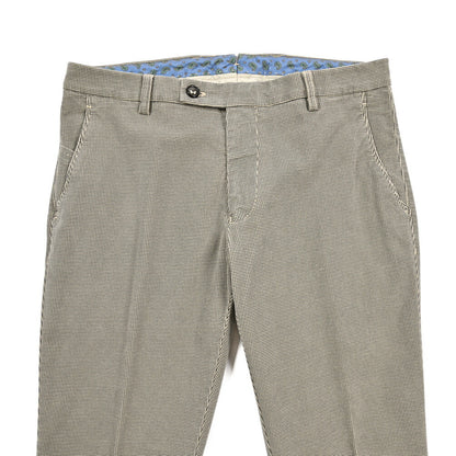 BERWICH “SC SLIM-GD” ストレッチコットン ノータックチノパンツ