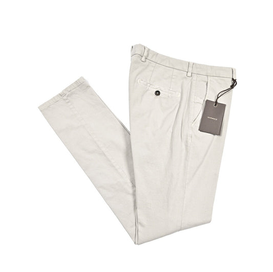 BERWICH “SC SLIM-GD” ストレッチコットン ノータックチノパンツ