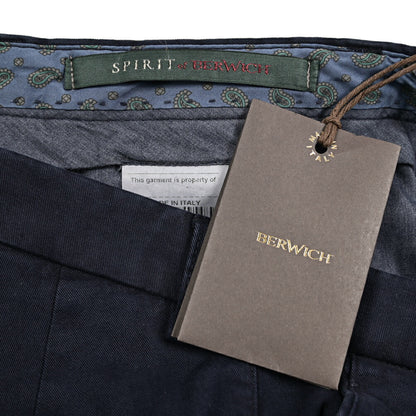 BERWICH “SC SLIM-GD” ストレッチコットン ノータックチノパンツ
