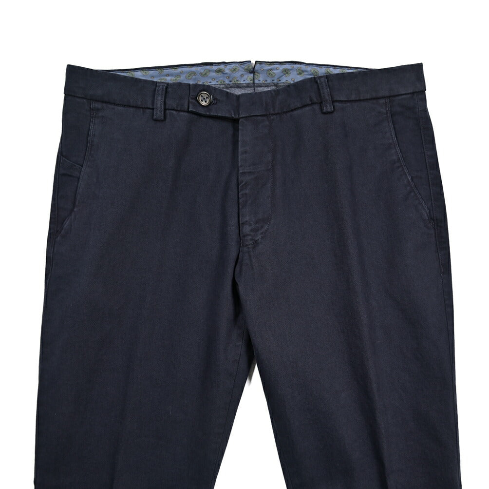 BERWICH “SC SLIM-GD” ストレッチコットン ノータックチノパンツ