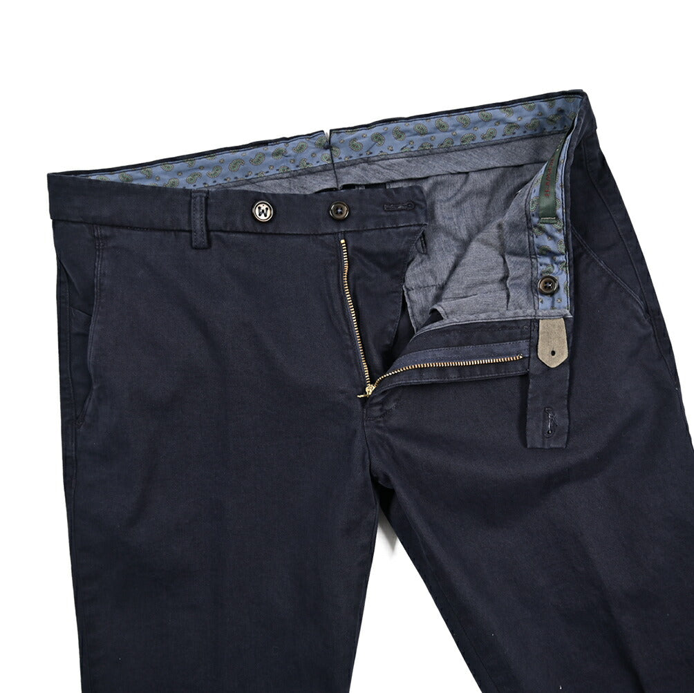 BERWICH “SC SLIM-GD” ストレッチコットン ノータックチノパンツ