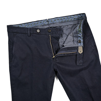 BERWICH “SC SLIM-GD” ストレッチコットン ノータックチノパンツ