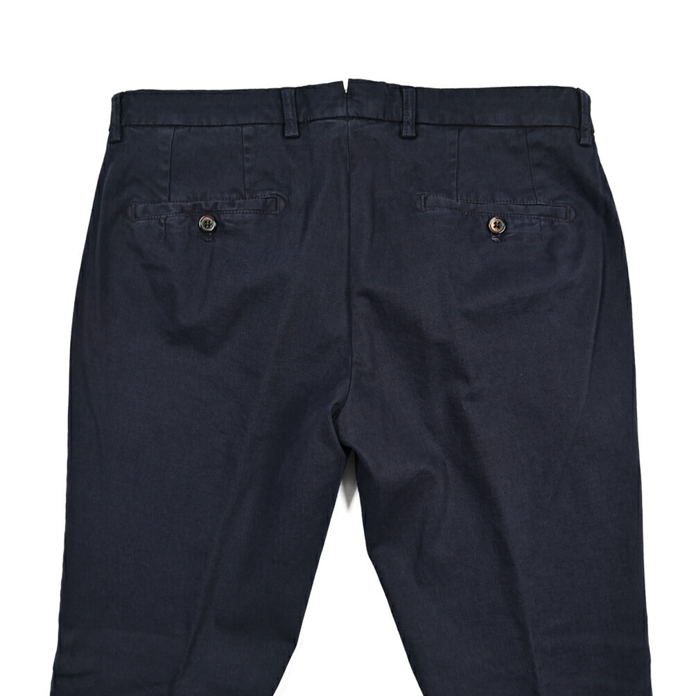 BERWICH “SC SLIM-GD” ストレッチコットン ノータックチノパンツ