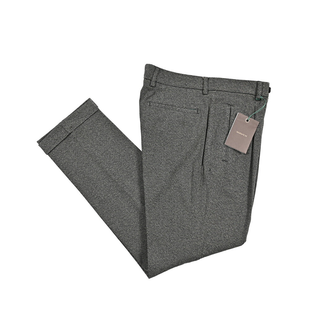 BERWICH “RETRO-GD” ストレッチコットン ワンタックパンツ