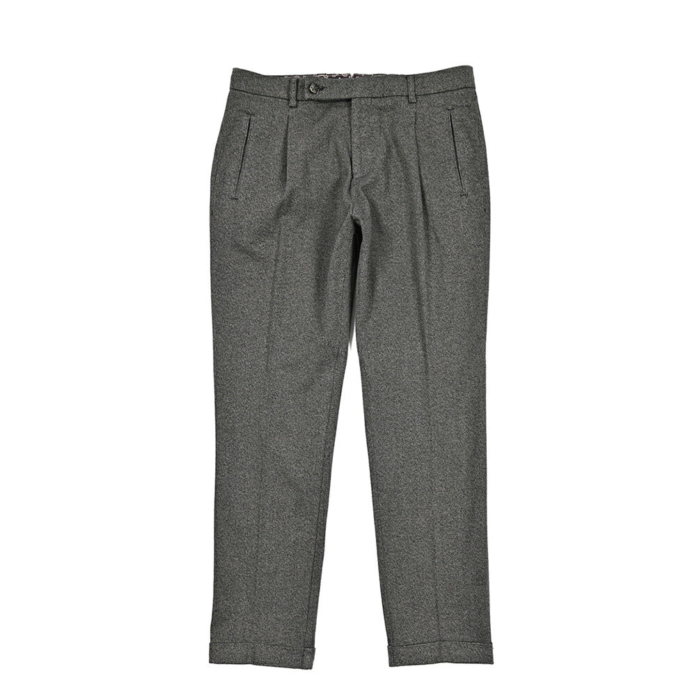 BERWICH “RETRO-GD” ストレッチコットン ワンタックパンツ