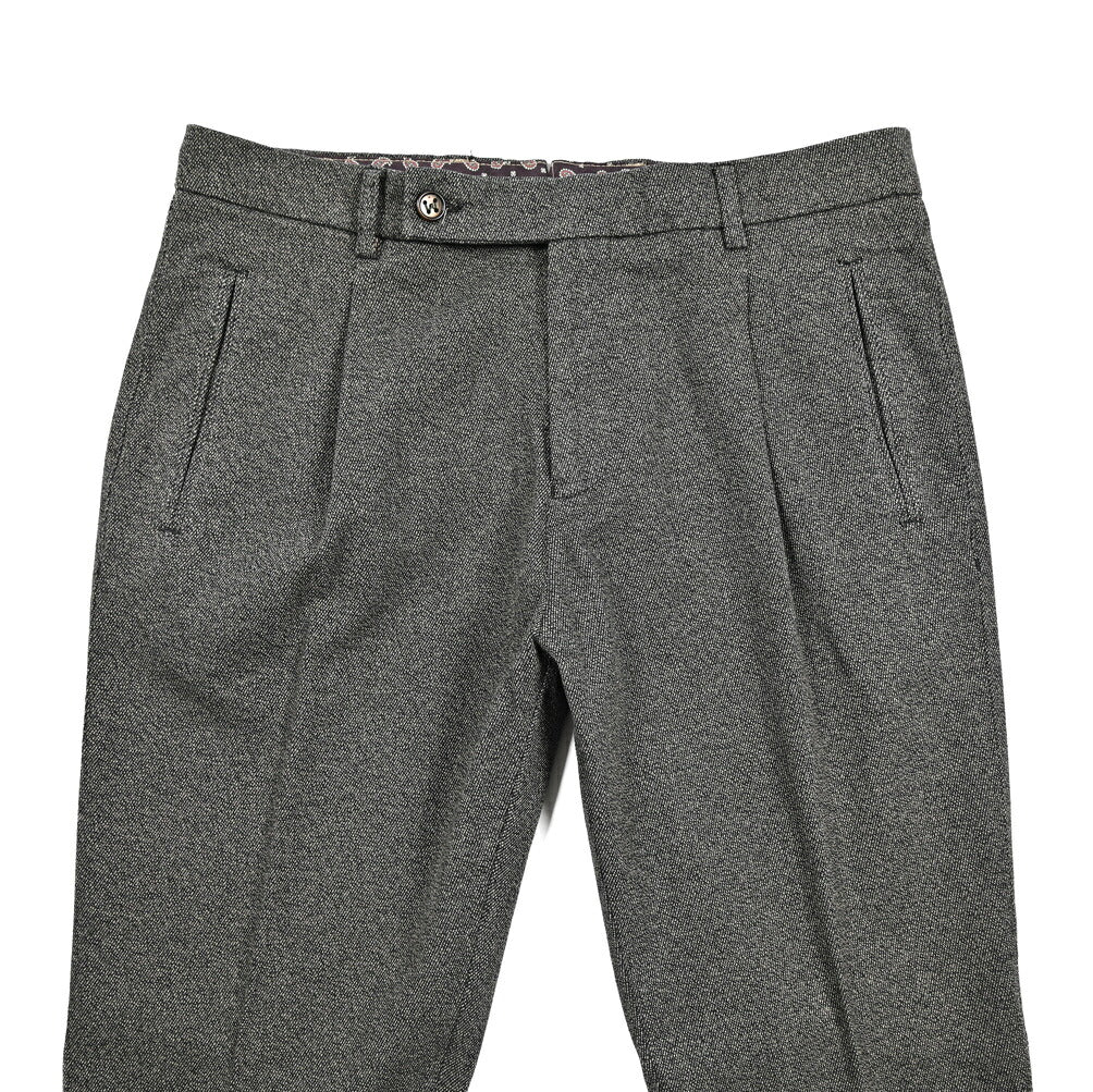 BERWICH “RETRO-GD” ストレッチコットン ワンタックパンツ