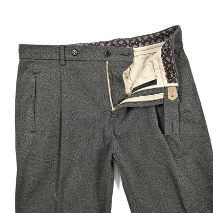 BERWICH “RETRO-GD” ストレッチコットン ワンタックパンツ