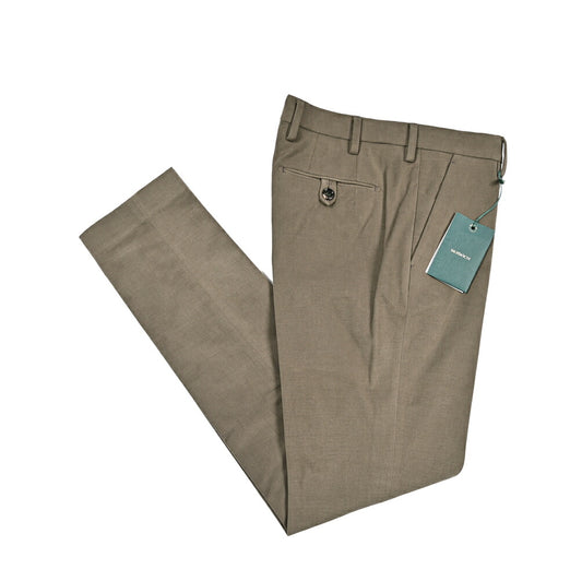 BERWICH “MORELLO” ストレッチコットン ノータックパンツ