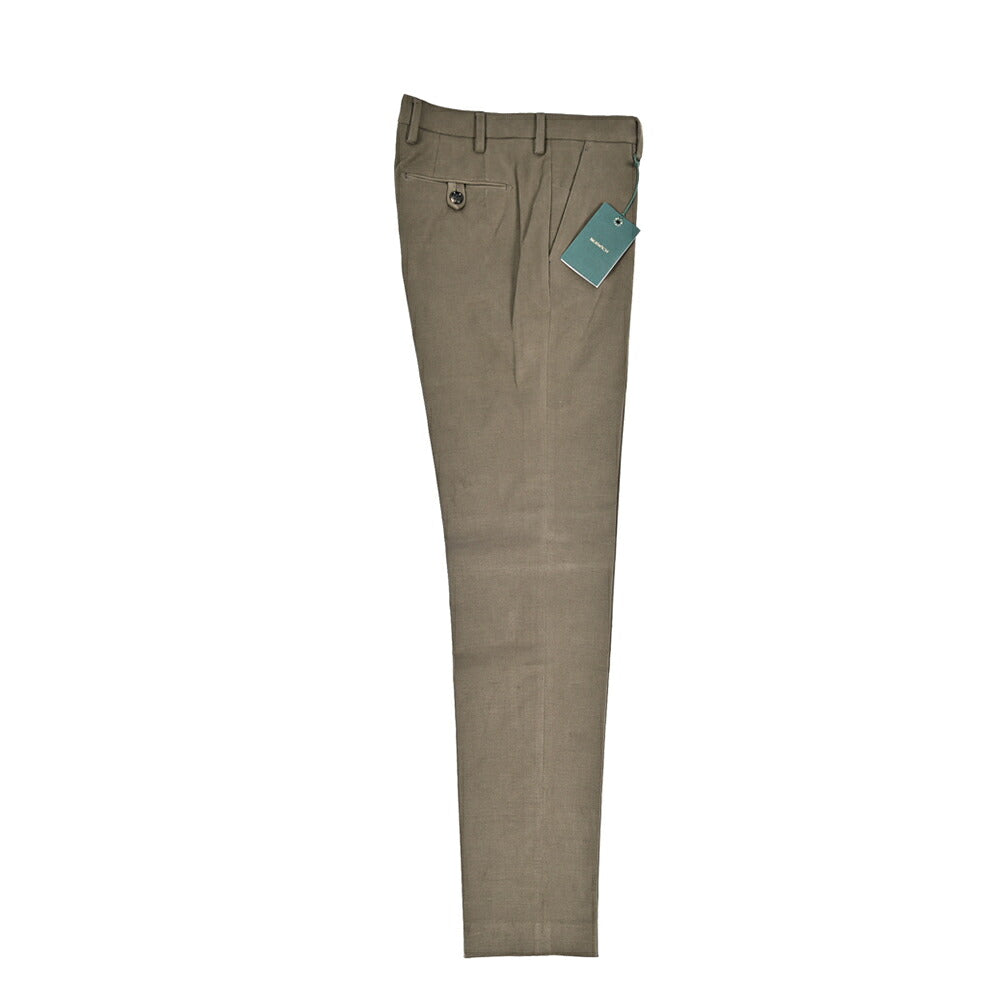 BERWICH “MORELLO” ストレッチコットン ノータックパンツ