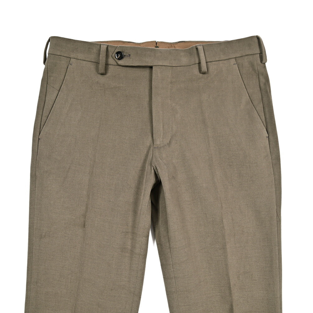 BERWICH “MORELLO” ストレッチコットン ノータックパンツ