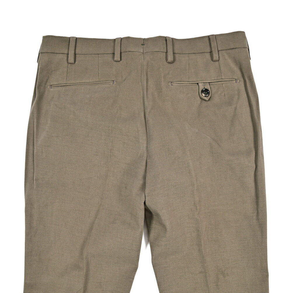 BERWICH “MORELLO” ストレッチコットン ノータックパンツ