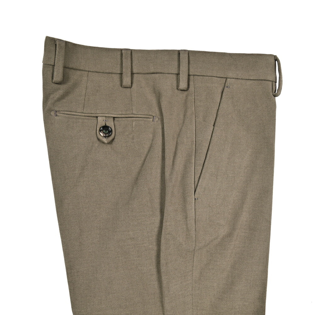 BERWICH “MORELLO” ストレッチコットン ノータックパンツ