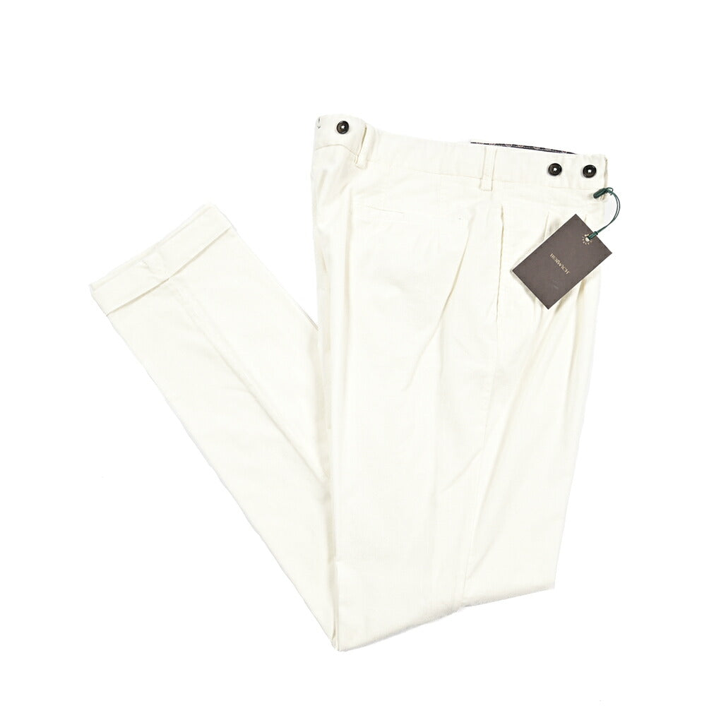 BERWICH “BARBERLONG-GD” ストレッチコットン 細畝コーデュロイパンツ