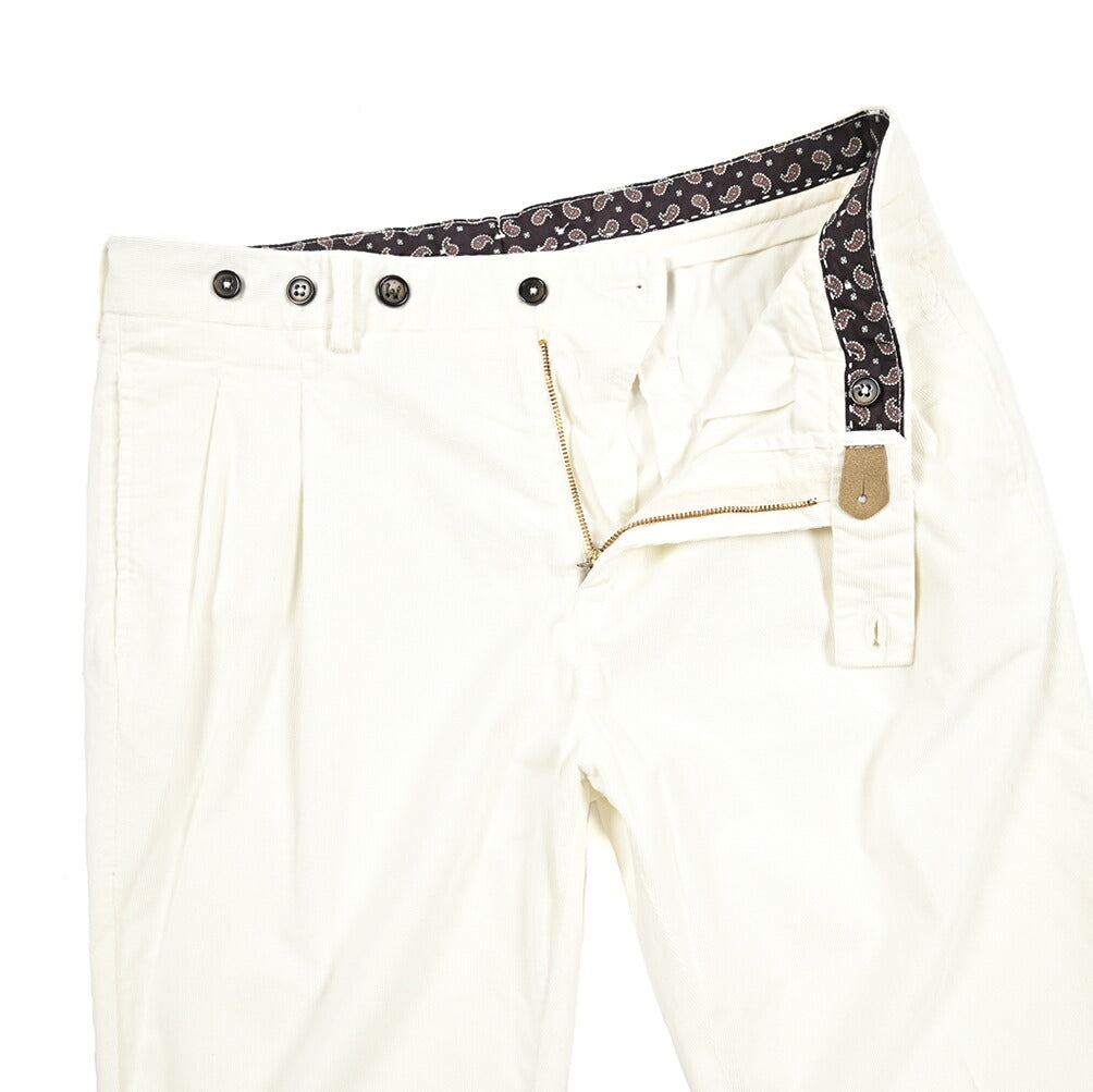 BERWICH “BARBERLONG-GD” ストレッチコットン 細畝コーデュロイパンツ
