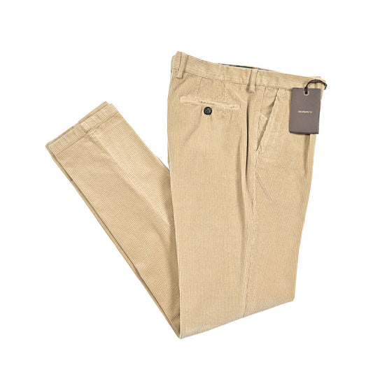BERWICH “MORELLO 1P-GD” ストレッチコットン 中畝コーデュロイワンタックパンツ