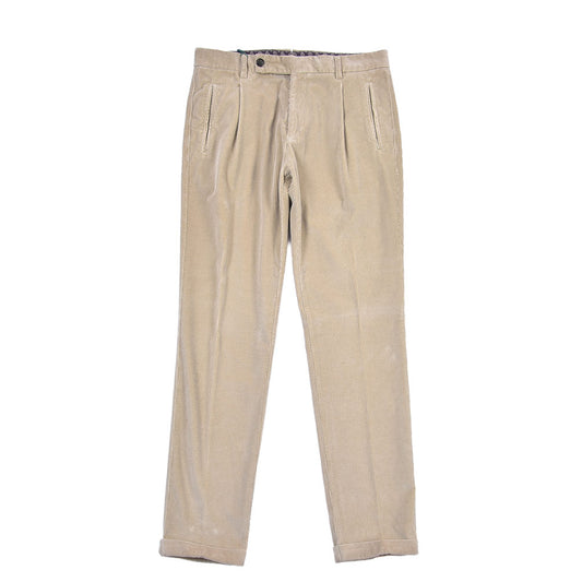 BERWICH “RETRO LONG-GD” ストレッチコットン 中畝コーデュロイワンタックパンツ