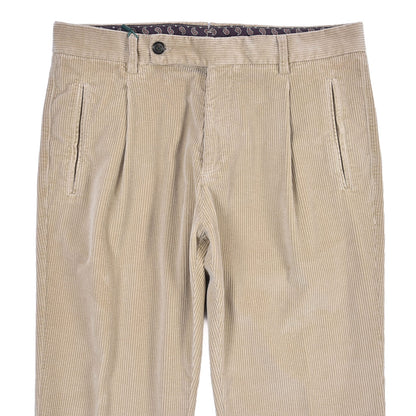 BERWICH “RETRO LONG-GD” ストレッチコットン 中畝コーデュロイワンタックパンツ