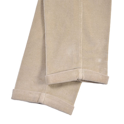 BERWICH “RETRO LONG-GD” ストレッチコットン 中畝コーデュロイワンタックパンツ