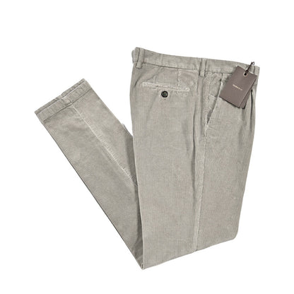 BERWICH “MORELLO 1P-GD” ストレッチコットン 中畝コーデュロイワンタックパンツ