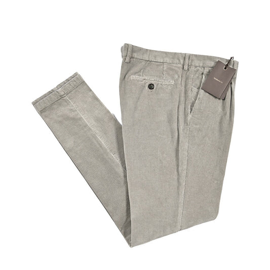 BERWICH “MORELLO 1P-GD” ストレッチコットン 中畝コーデュロイワンタックパンツ