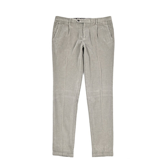 BERWICH “MORELLO 1P-GD” ストレッチコットン 中畝コーデュロイワンタックパンツ