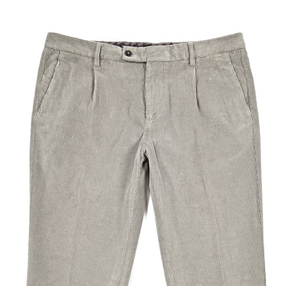 BERWICH “MORELLO 1P-GD” ストレッチコットン 中畝コーデュロイワンタックパンツ
