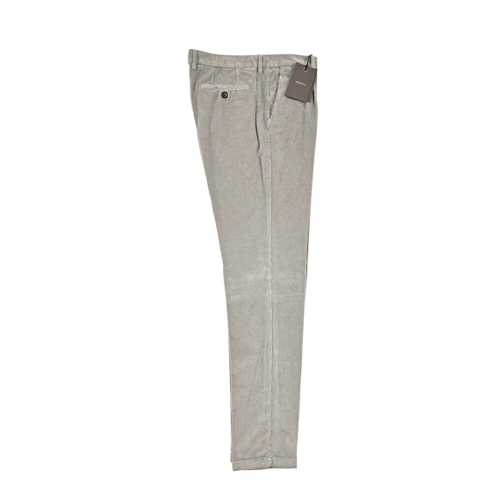 BERWICH “MORELLO 1P-GD” ストレッチコットン 中畝コーデュロイワンタックパンツ