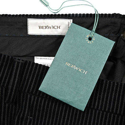 BERWICH “LUCANO LONG” コットン混 中畝コーデュロイワイドパンツ