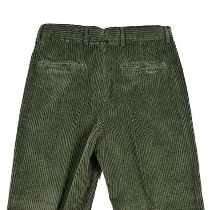 BERWICH “CHIAIA LONG-GD” コットン100% 太畝コーデュロイワンタックパンツ