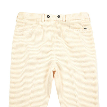 BERWICH “BARBER LONG-GD” コットン100% 太畝コーデュロイツータックパンツ