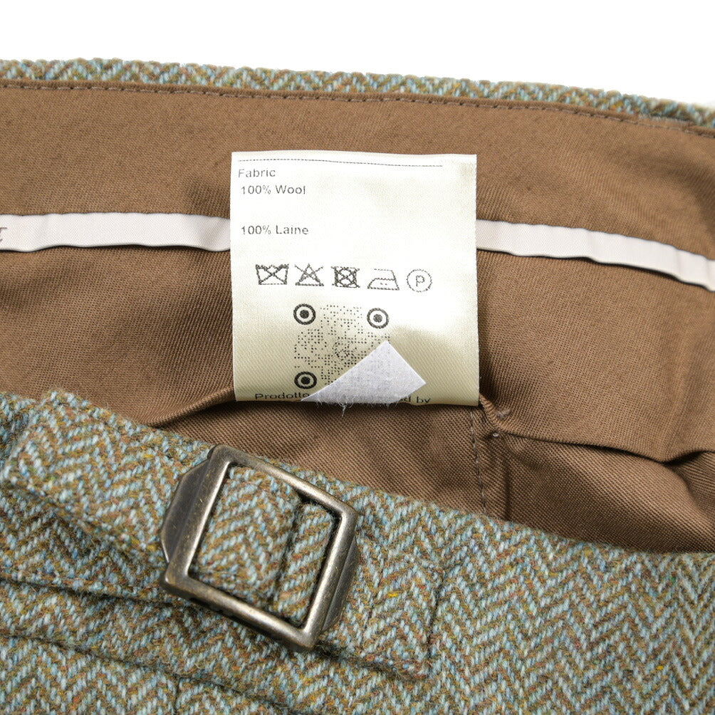 BERWICH “RETRO” ウール100% ワンタックスラックス