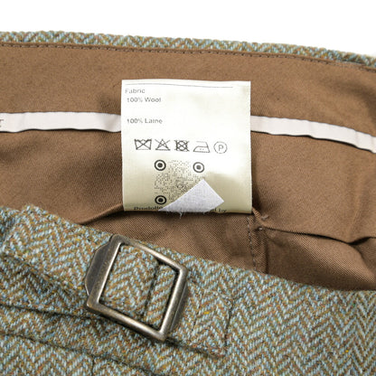 BERWICH “RETRO” ウール100% ワンタックスラックス