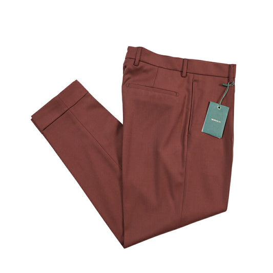 BERWICH “CHIAIA LONG” ヴァージンウール100% ワンタックスラックス